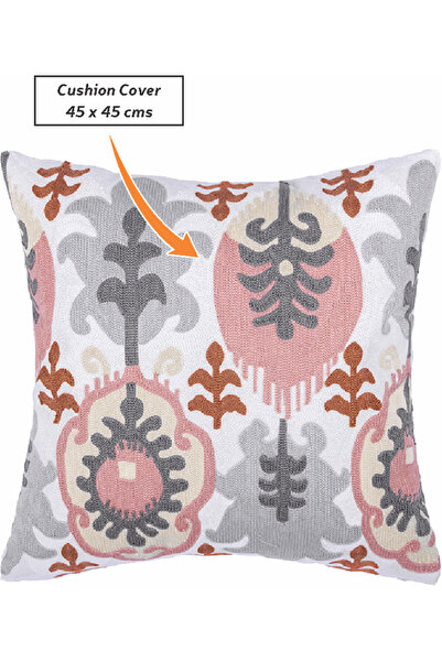 Donetella 1- Piece Modern 45x45 Throw Pillow Cover - Decorative Covers for Cushions, Filling Not Included