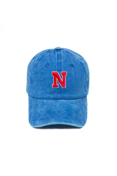 ŞapkaMania Șapcă de baseball lavabilă cu font N College