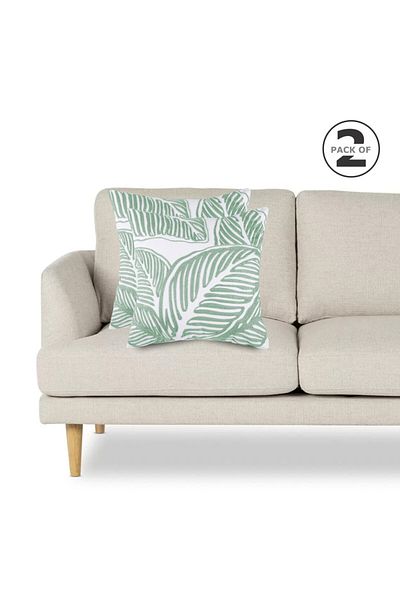 Donetella 2- Pieces Modern 45x45 Throw Pillow Cover - Decorative Covers for Cushions, Filling Not Included