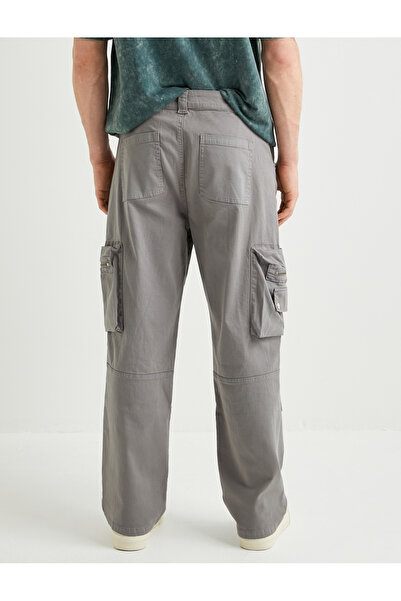 Koton Kargo Cepli Pantolon Düğmeli Rahat Kesim Fermuar Detaylı