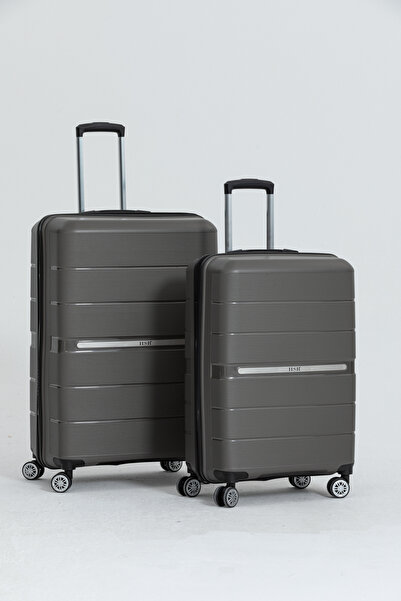 MOONSKİN Silikon Kırılmaz Pp Valiz 2 Li Set (büyük Boy+ Orta Boy)