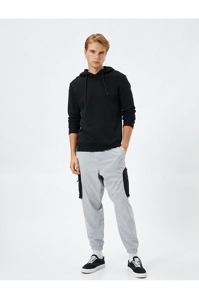Koton Φούτερ Jogger με λεπτομέρεια στην τσέπη και δαντέλα στη μέση