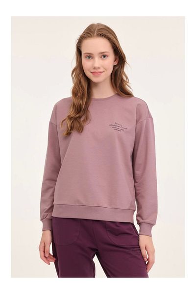 lumberjack A 10189823408010   4W Wb Anna 16 4Pr Pastel Purple Women's Sweatshirt