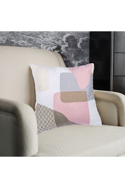 Donetella 1- Piece Modern 45x45 Throw Pillow Cover - Decorative Covers for Cushions, Filling Not Included