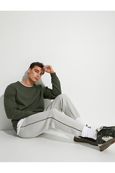 Koton Jogger Sweatpants Δαντέλα στη μέση με ρίγα τσέπης
