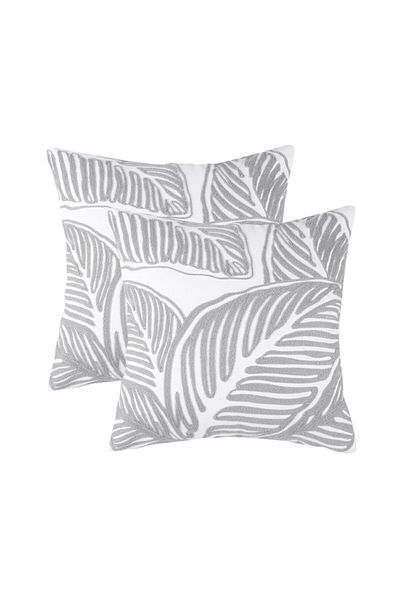 Donetella 2- Pieces Modern 45x45 Throw Pillow Cover - Decorative Covers for Cushions, Filling Not Included