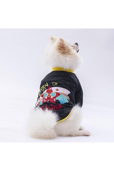 Pawstar Black Shine Cat Dog Sweatshirt - Cat Dog Outfit