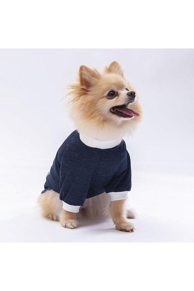 Pawstar Navy Blue Shine Cat Dog Sweati - Cat Dog Outfit