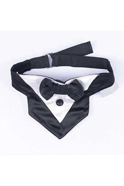 Pawstar Siyah Smokin Kedi Köpek Fuları Pet Bandanası