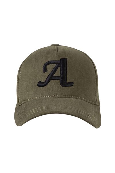 ŞapkaMania Luxury Gabardine Baseball Cap with Letter A