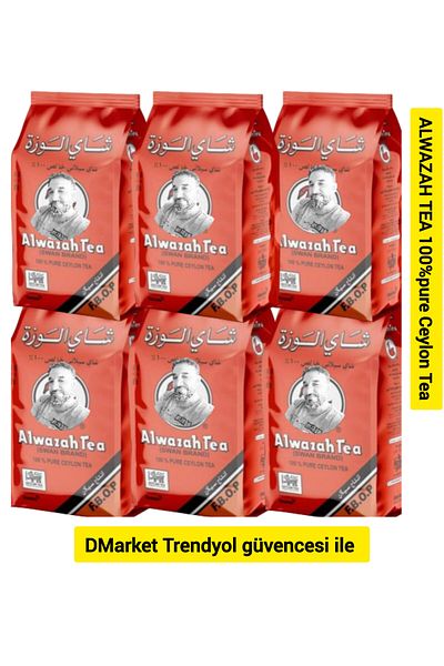 ALWAZAH TEA 100% Pure Ceylon Tea (6X400 Gr)