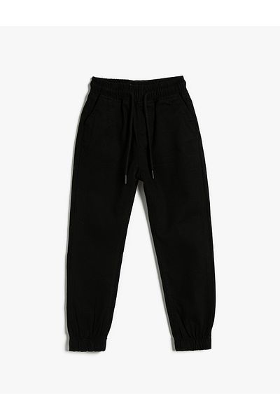 Koton Jogger Pants Pocket Tie Waist Cotton