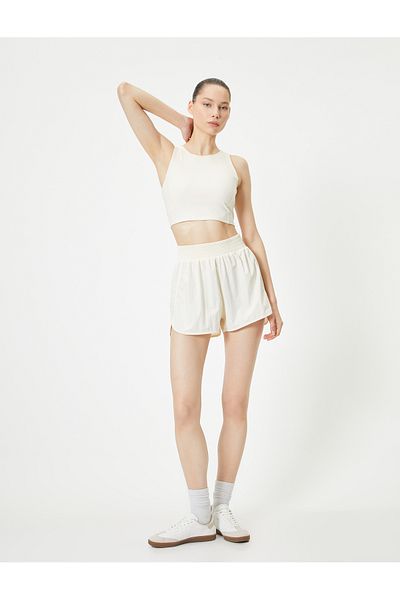 Koton Running Shorts Parachute Fabric High Waist Comfortable Fit
