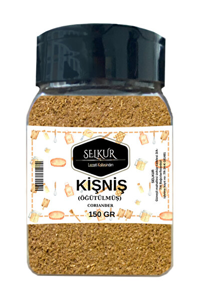 SELKUR Kişniş 150gr(ÖĞÜTÜLMÜŞ)