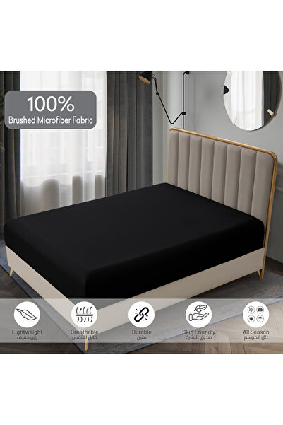 Donetella Fitted Sheet Set – 180x200 cm King Size, 1 Sheet + 2 Pillowcases, 35 cm Deep Pocket