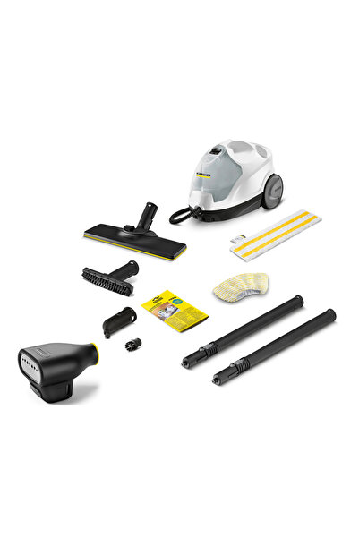 Karcher 4 serisi  Easyfix Beyaz Buharlı Foşur Foşur Temizlik Makinesi Ekstral...