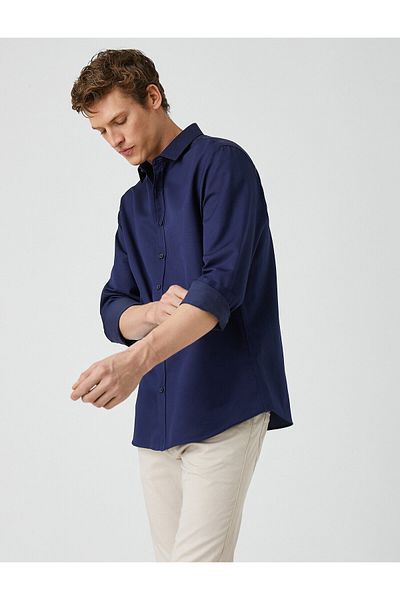 Koton Sports Shirt Slim Fit Non Iron