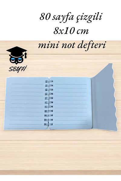 SEYFİKİRTASİYE دفتر ملاحظات صغير مقاس 80 ورقة مقاس 8x10 سم