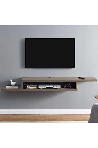 Oak House حامل تلفزيون بني