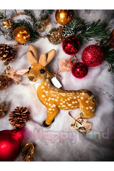 TRUST STORE Sevimli Ren Geyiği Peluş 35 CM - Özel Gün Hediyesi Uyku Ve Oyun A...