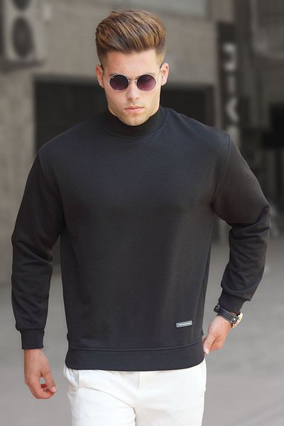 Madmext Schwarzes Rollkragenpullover 5301