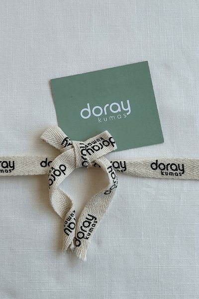 Doray Kumaş Υφασμάτινο βαμβακερό λινό χρώματος εκρού