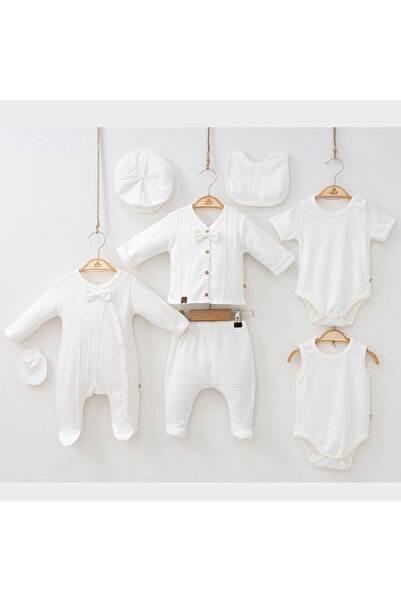 Ozz Baby Minizeyn 0-3 Months Male Born Ribbed Hospital Release Bodysuit Set