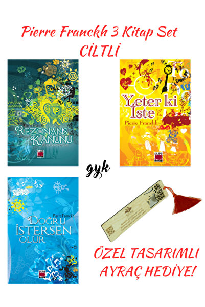Elips Kitap Rezonans Kanunu - Yeter ki İste - Doğru İstersen Olur 3'lü Set Cİ...