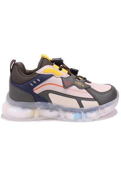 Vicco Lucio 346F24K306 Pantofi sport ortopedici zilnici pentru băieți kaki