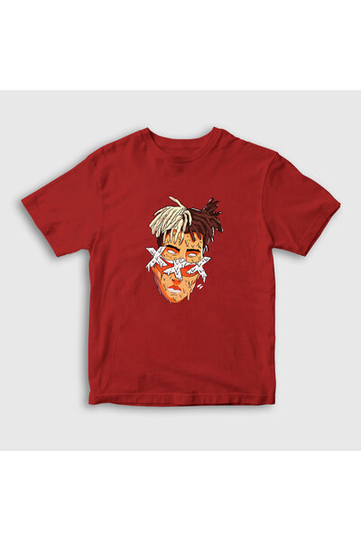 Presmono Unisex dečji crveni topivi Xxxtentacion T-shirt 48110tt