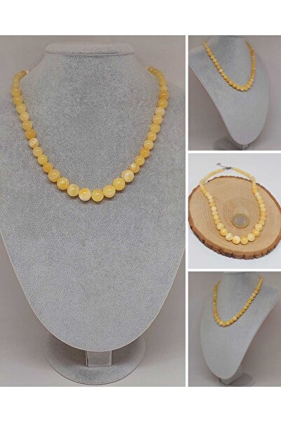 Yasamtohumu Серія «Галактика» Намисто з кальциту