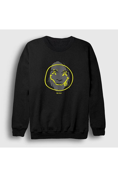 Presmono Унисекс черен суитшърт Teen Spirit Nirvana Kurt Cobain 36001tt