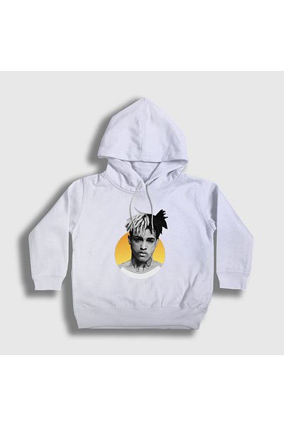 Presmono Hanorac cu glugă unisex pentru copii White Sun Xxxtentacion 48951tt