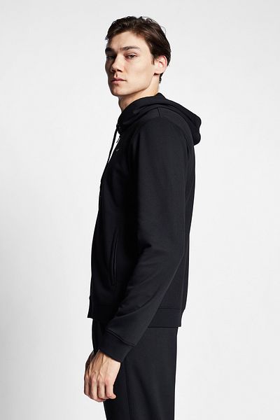 Lescon Top negru cu glugă și fermoar - 23s-1241-23n 23nteb001241