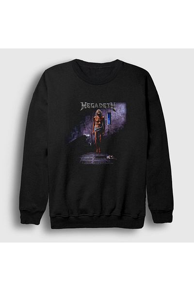 Presmono Унисекс черен суитшърт Extinction Megadeth 65619tt