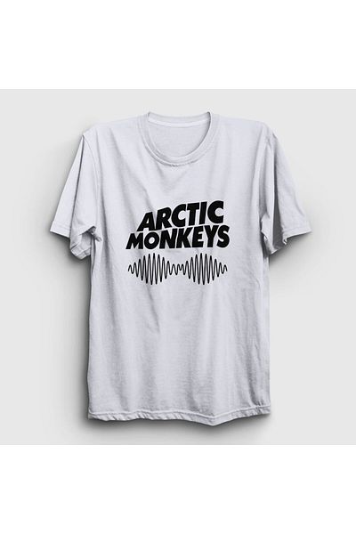 Presmono Μπλουζάκι Unisex Λευκό Κάλυμμα Arctic Monkeys 12743tt