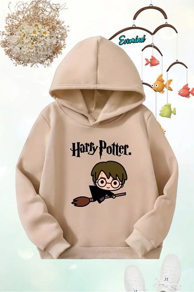 Evomind Unisex Printed Hooded Children's Sweatshirt