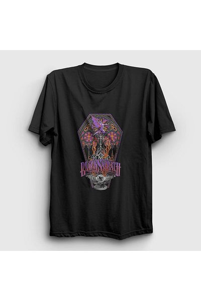 Presmono Унисекс тениска Black Coffin Black Sabbath 17423tt