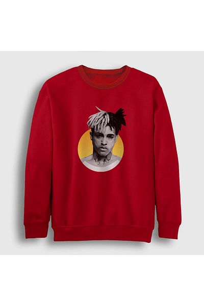 Presmono Унисекс суитшърт Red Sun Xxxtentacion 49026tt