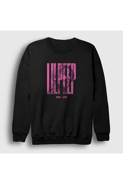 Presmono Унисекс суитшърт с черна роза Lil Peep 37818tt