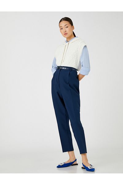 Koton Pantaloni morcovi cu centuri