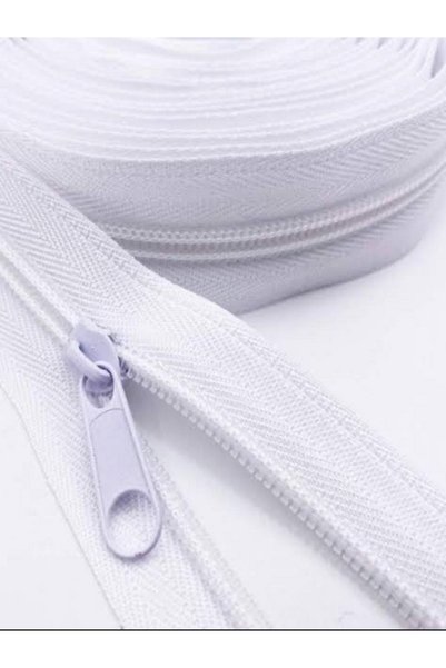 Teknor 10 Meters 20 Heads White Zipper - T5