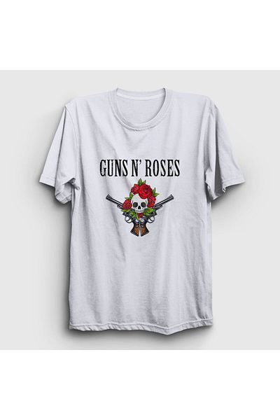 Presmono Μπλουζάκι Unisex White Bunch Guns N' Roses 56436tt