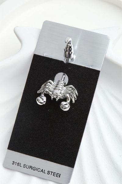 VLM AKSESUAR Scorpion Navel Piercing Surgical Steel (10mm)