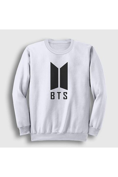 Presmono Φούτερ Unisex White Doors Bts 22039tt