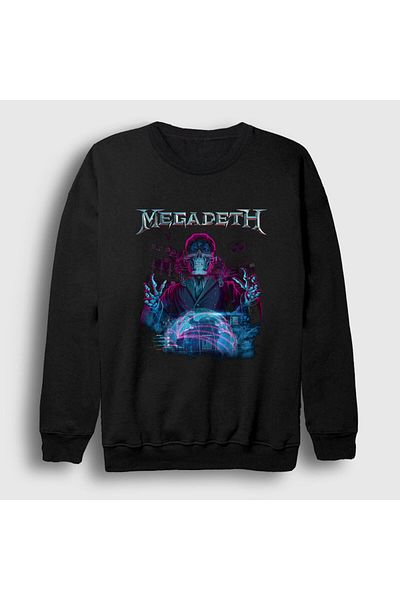 Presmono Унисекс черен суитшърт Cyber ​​​​Army Megadeth 65483tt
