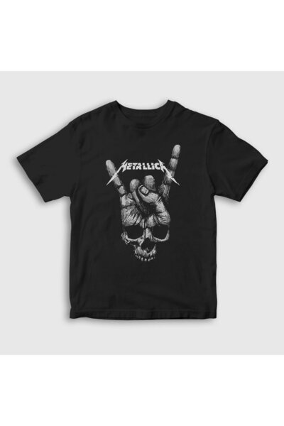 Presmono Unisex dečje crne majice Rock On Metallica T-shirt 67642tt