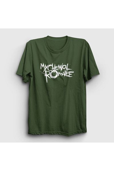 Presmono Μπλουζάκι Unisex Khaki Logo My Chemical Romance 70878tt