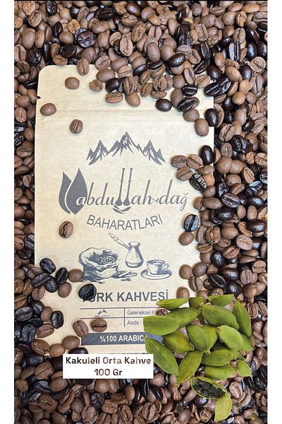 ABDULLAH DAĞ Fresh Medium Roast Turkish Coffee with Hatay Local Cardamom 100 g