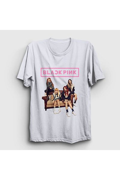 Presmono Μπλουζάκι Unisex White Band Blackpink 19277tt